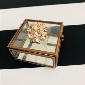 Gold costume jewelry ring